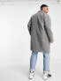 Фото #2 товара Jack & Jones Originals doubled breasted overcoat on grey melange