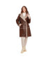 ფოტო #4 პროდუქტის Women's Kimmy Long Faux Shearling Coat