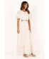 ფოტო #4 პროდუქტის Merletto Cut Out Maxi Women's Dress