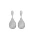 ფოტო #5 პროდუქტის Pave Graduated Dangling Teardrop Stud Earring