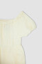 Фото #3 товара Платье для малышей defacto Девичья дженгауката с краткими рукавами из хлопка