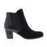 Фото #3 товара David Tate Odyssey Womens Black Narrow Suede Zipper Ankle & Booties Boots 8.5