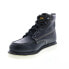 Wolverine Work Wedge Moc-Toe 6" W08151 Mens Black Leather Work Boots 7.5