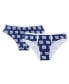 Фото #1 товара Women's Royal New York Giants Gauge Allover Print Knit Panties