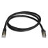 Фото #6 товара StarTech.com 1m CAT6a Ethernet Cable - 10 Gigabit Shielded Snagless RJ45 100W PoE Patch Cord - 10GbE STP Network Cable w/Strain Relief - Black Fluke Tested/Wiring is UL Certified/TIA - 1 m - Cat6a - U/FTP (STP) - RJ-45 - RJ-45