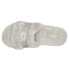 Фото #4 товара Puma Fluff Remix Star Slide Womens Grey Casual Sandals 38864901