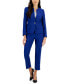 Фото #2 товара Single-Button Blazer and Slim-Fit Pantsuit, Regular and Petite Sizes