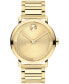 ფოტო #1 პროდუქტის Men's Bold Evolution 2.0 Swiss Quartz Ionic Plated Light Gold-Tone 2 Steel Watch 40mm