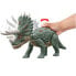 Фото #3 товара JURASSIC WORLD Toy Dinosaur With Gigantic Trackers Triceratops Attacks Figure