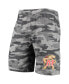 Фото #3 товара Men's Charcoal, Gray Maryland Terrapins Camo Backup Terry Jam Lounge Shorts