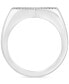 ფოტო #4 პროდუქტის EFFY® Diamond Pavé Heart Ring (1/3 ct. t.w.) in Sterling Silver