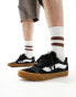 Vans Knu Skool trainers in black and gum