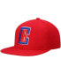 Men's Red LA Clippers Ground 2.0 Snapback Hat