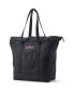 Фото #2 товара Extra Large Solid Color 5 Pocket Zip Top Long Handle Canvas Tote Bag