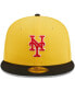 Фото #3 товара Men's Yellow, Black New York Mets Grilled 59FIFTY Fitted Hat