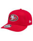 ფოტო #1 პროდუქტის Men's Scarlet San Francisco 49ers Main Low Profile 9FIFTY Snapback Hat