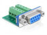 Фото #2 товара Delock 65268 - Sub-D 9 pin - Terminal block 10 pin - Green