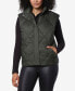 Фото #5 товара Women's Boxy Quilted Vest With Hidden Rain Hood