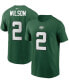 Футболка Nike мужская Zach Wilson Green New York Jets Player Name and Number Зеленый, S - фото #1