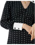 Maje Randi Dotted Shirt Dress 42 US XL