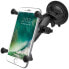 Ram Mounts X-Grip Large Phone Mount with Twist-Lock Suction Cup Base - Mobile phone/Smartphone - Bike/Car - Black