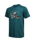 ფოტო #3 პროდუქტის Men's Threads Midnight Green Philadelphia Eagles Super Bowl LVII Tri-Blend Desert T-shirt