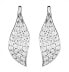 Elegant earrings with zircons SC365