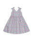 ფოტო #2 პროდუქტის Girls' Sleeveless Bow Shoulder Swing Dress, Infant