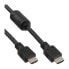 Фото #2 товара InLine HDMI Cable High Speed male + ferrite black 0.3m - 0.3 m - HDMI Type A (Standard) - HDMI Type A (Standard) - Black