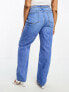 Фото #10 товара ASOS DESIGN Curve slim straight jeans in mid wash blue