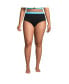 Фото #3 товара Plus Size Pocket High Waisted Bikini Swim Bottoms