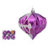 Набор новогодних шаров Бриллиант Фиолетовый Серебристый Пластик 8 x 9 x 8 cm (12 штук)