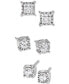 ფოტო #7 პროდუქტის Diamond Stud Earrings (1 ct. t.w.) in 14k White, Yellow or Rose Gold