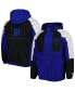 Men's Blue, Black TRACKHOUSE RACING The Body Check Half-Snap Pullover Jacket