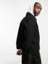 Weekday Brian workwear jacket in black