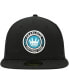 ფოტო #2 პროდუქტის Men's Black Charlotte FC Primary Logo 59FIFTY Fitted Hat