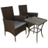 Фото #2 товара Jardi Rattan Bistro Set Braun