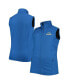 ფოტო #1 პროდუქტის Men's Royal Los Angeles Chargers Big and Tall Archer Softshell Full-Zip Vest