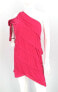 Фото #2 товара Коктейльное платье BCBGMAXAZRIA One Shoulder Solid Red размер Medium