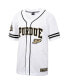 Men's White, Black Purdue Boilermakers Free Spirited Baseball Jersey