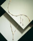 Фото #4 товара Diamond Station Lariat Necklace (1/2 ct. t.w.) in 14k Gold, 15" + 2" extender, Created for Macy's