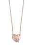 Фото #1 товара Engelsrufer ERN-LILHEARTWING-R Heart Wing Ladies Necklace 40cm, adjustable