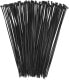 Pack of 100 Cable Ties, Black, 100 mm x 2.5 mm Nylon Cable Ties, Tensile Strength 8 kg, Self-Locking Multifunctional for Tidying Cables, Gardening, Home, Office, Workshop, Garage