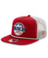 Men's Red, White Kevin Harvick Golfer Snapback Adjustable Hat