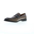 Фото #4 товара Bruno Magli Arezzo BM3AREC8 Mens Brown Leather Loafers & Slip Ons Penny Shoes