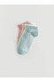 LCW DREAM Kendinden Desenli Kadın Patik Çorap 5'li Paket