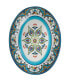 Фото #1 товара Zanzibar Ceramic Artisan Design 16" Oval Serving Platter