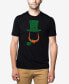 Фото #1 товара Men's Premium Blend Leprechaun Word Art Graphic T-shirt