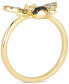 ფოტო #4 პროდუქტის Nude Diamond (1/5 ct. t.w.) & Blackberry Diamond (1/10 ct. t.w.) Bee Ring in 14k Gold