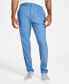 Фото #1 товара Men's Linen Blend Pleated-Front Trousers, Created for Macy's